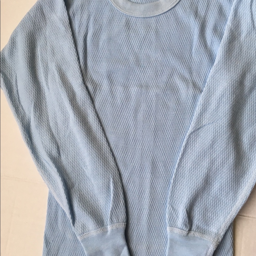 Boys pajama top shirt long sleeves thermal top